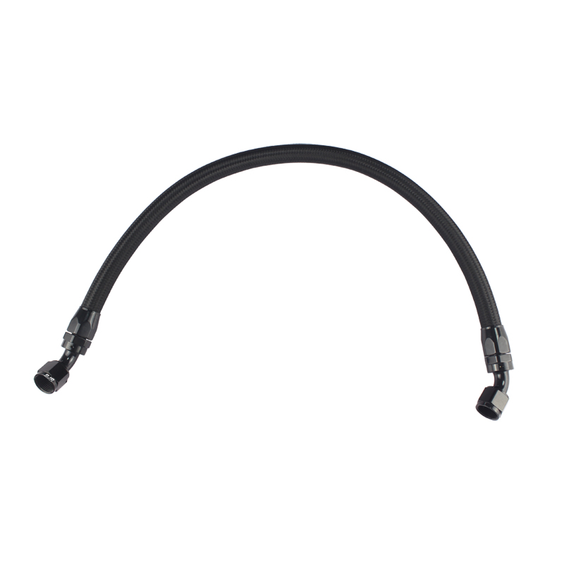 All Black Nylon Braided Hose bjrperformance